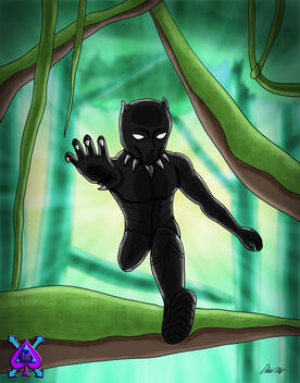Black Panther Fan Art (Marvel)