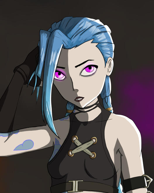 Jinx Fan Art (Redraw)