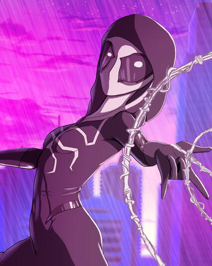 Black Suit Ghost Spider