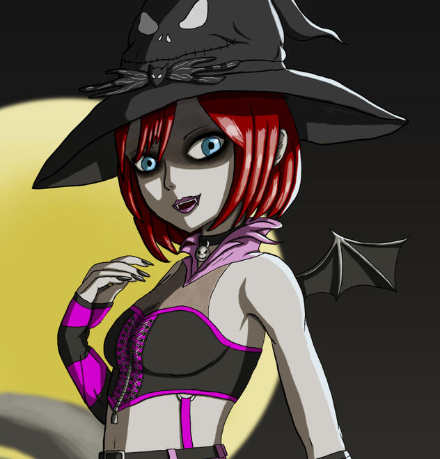 Halloween Town Kairi Fan Art