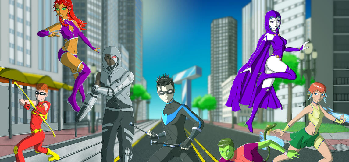 Teen Titans (Redraw)